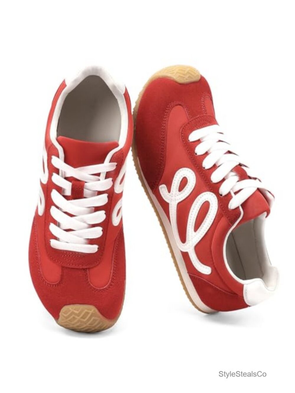 Wide Toe Box Fashion Sneakers for Women - Lightweight Non Slip Memory Foam